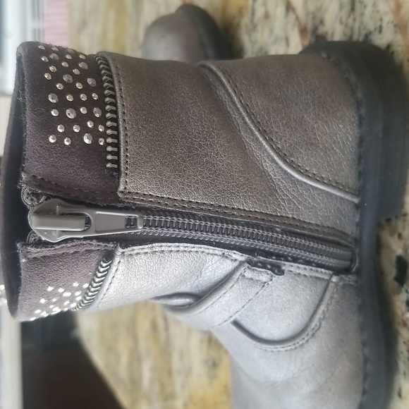 B-Cool Browns Metallic Boots Toddler - Picture 3 of 9
